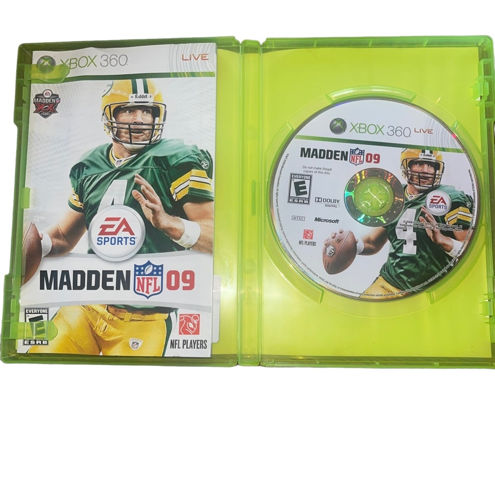 Madden NFL 09 (Microsoft Xbox 360, 2008) FAST SHIPPING  Video Games - Picture 3 of 5